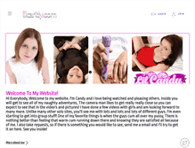 Tablet Screenshot of lilcandy.com